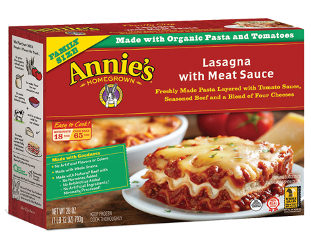 Annie’s Homegrown meals!