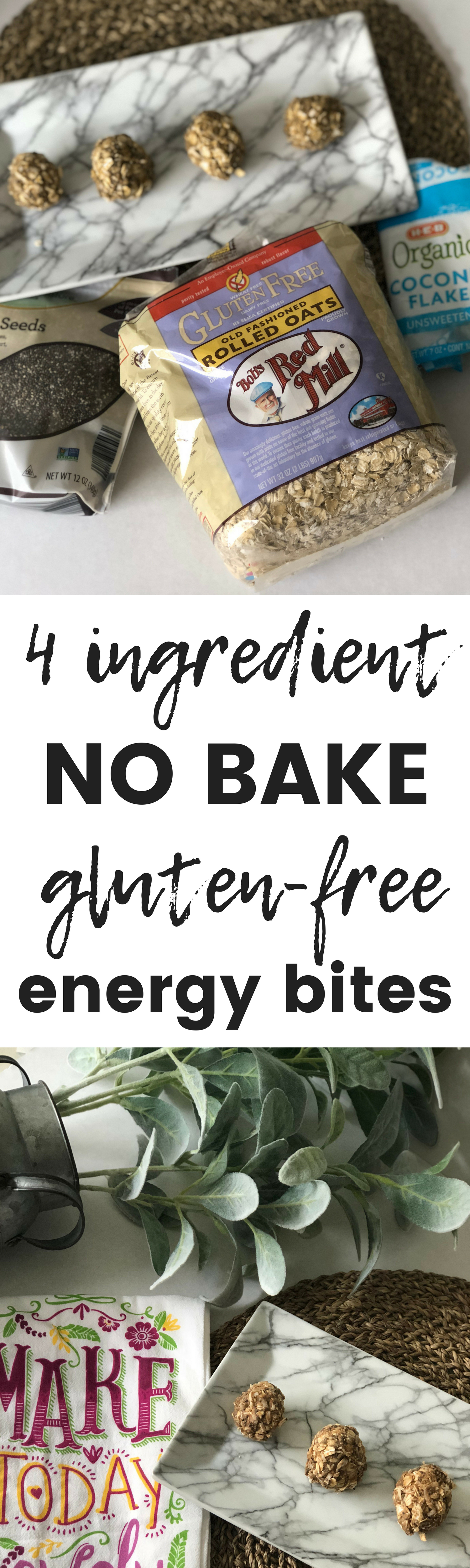 gluten free no bake energy bites