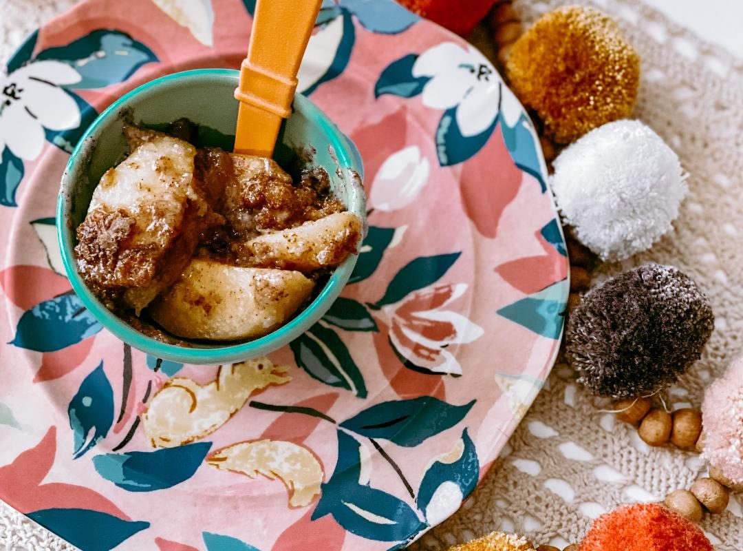 easy peach cobbler and great after school snack