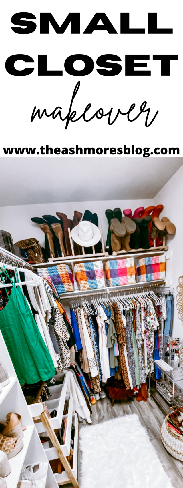Small closet makeover. Maximizing every inch. - The Ashmores Blog
